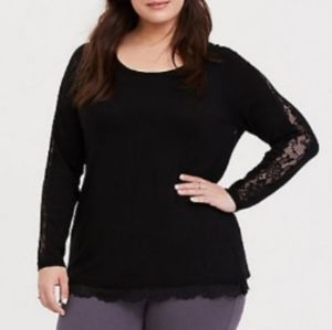 Torrid sweater w/ lace